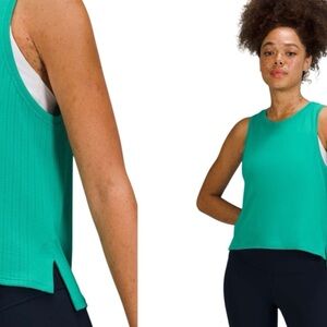 Lululemon Train to Be Tank Top Maldives Green Size 14
